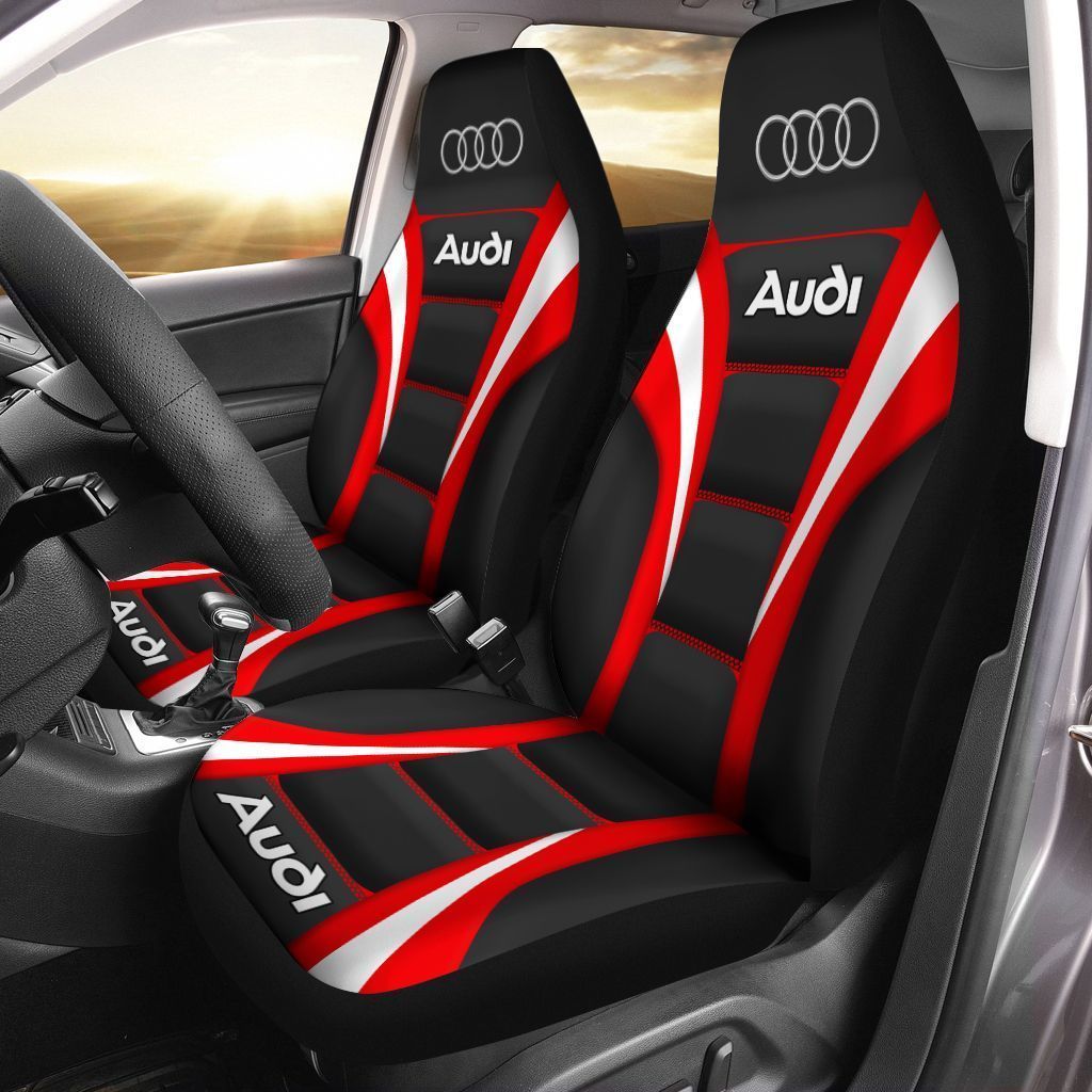 Audi ANHT Car Seat Cover (Set of 2) Ver 2 (Red) Fashionspicex Shop