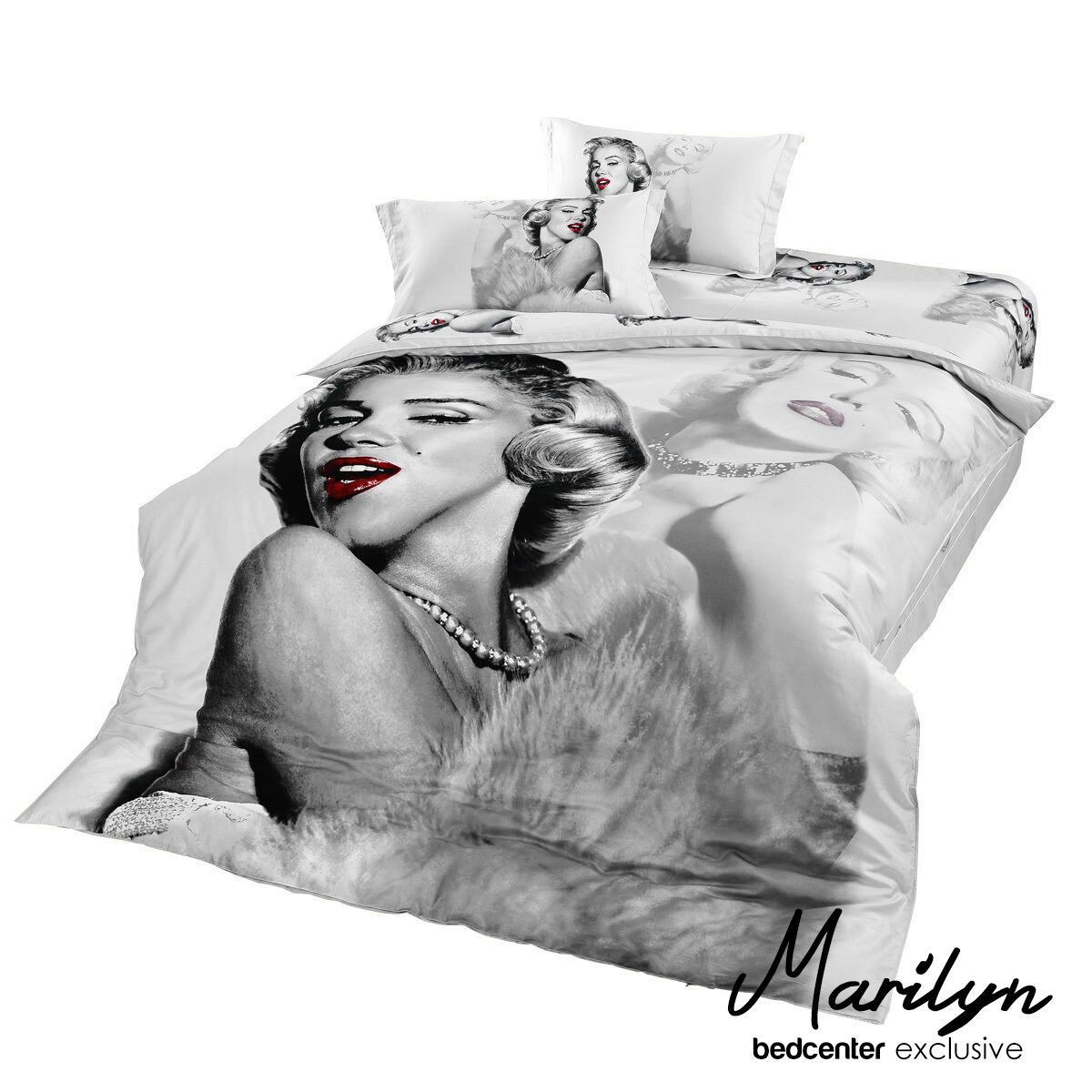 Marilyn Monroe 3D Bedding Set 4PC Queen King Size Duvet 100 Cotton