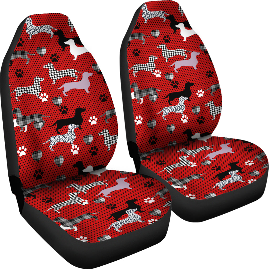 Dachshund Car Seat Cover (Red) ReadingLLC