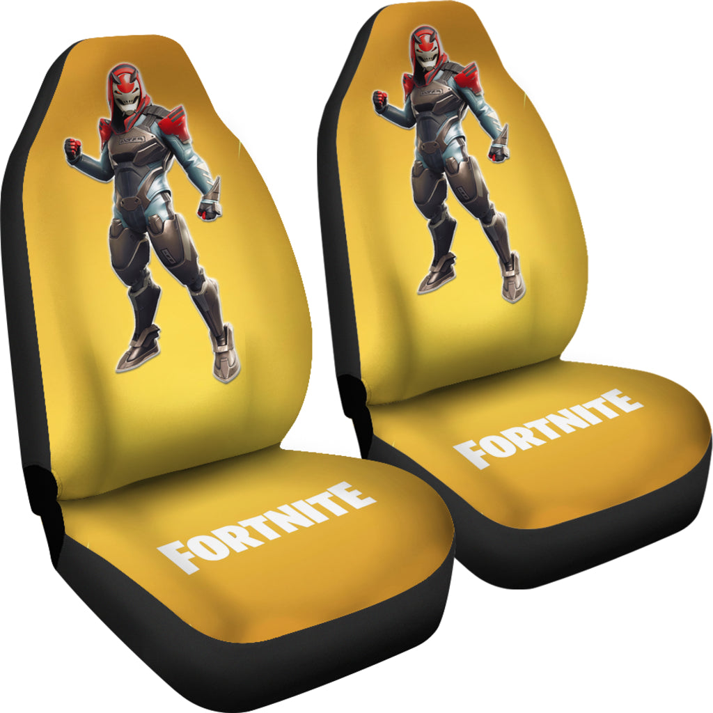 Fortnite Game Car Seat Covers Vendetta Dark Gray Tier 100 Skin Outfit