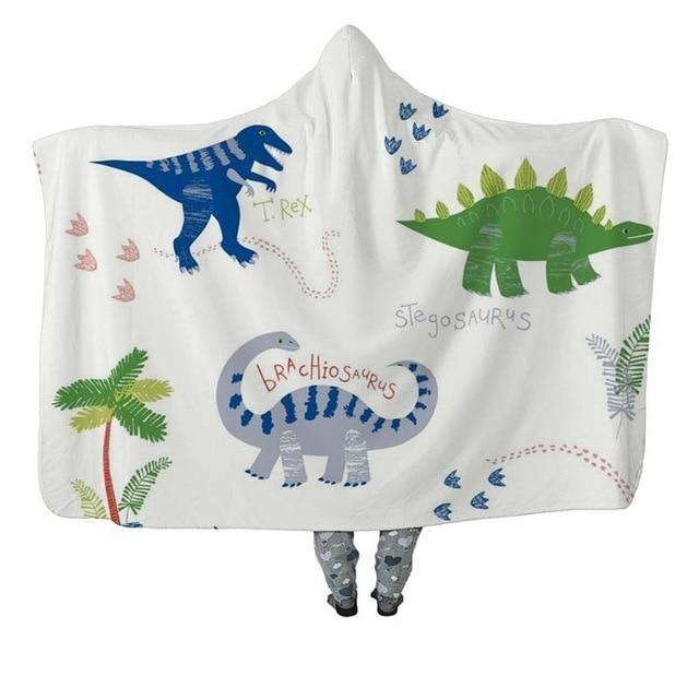 Cute Dinosaur Blanket Hoodie Corethermax