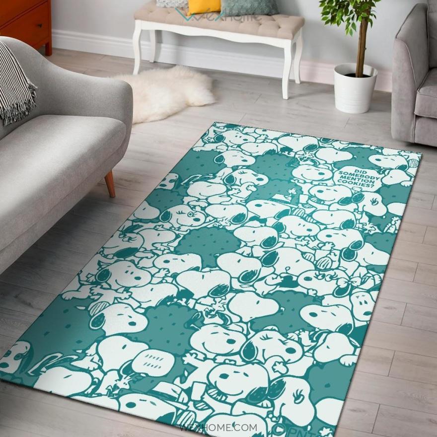 Blue Snoopy Rug