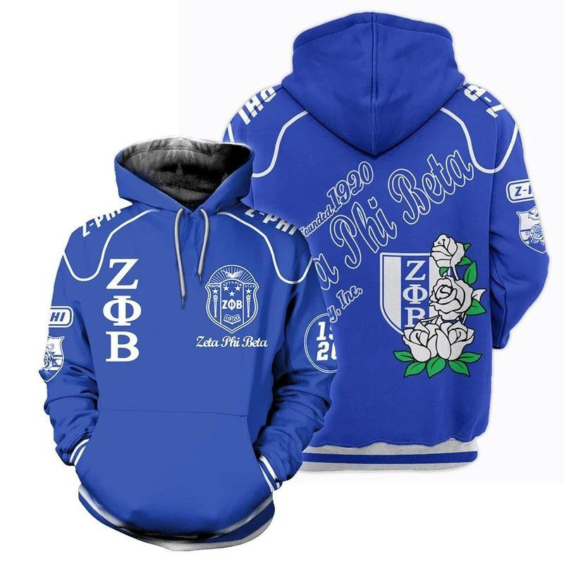 Flower Zeta Phi Beta Hoodie BRANDAX
