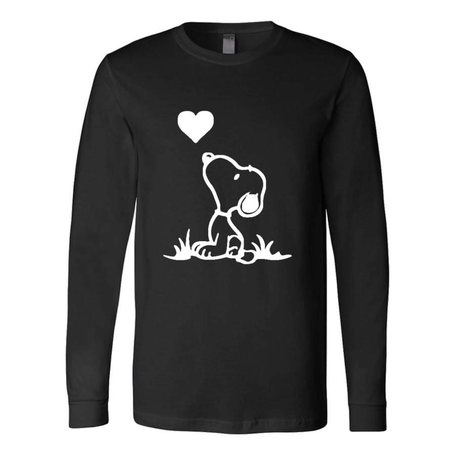 Snoopy Comic Dog Long Sleeve TShirt EmprintsTOP