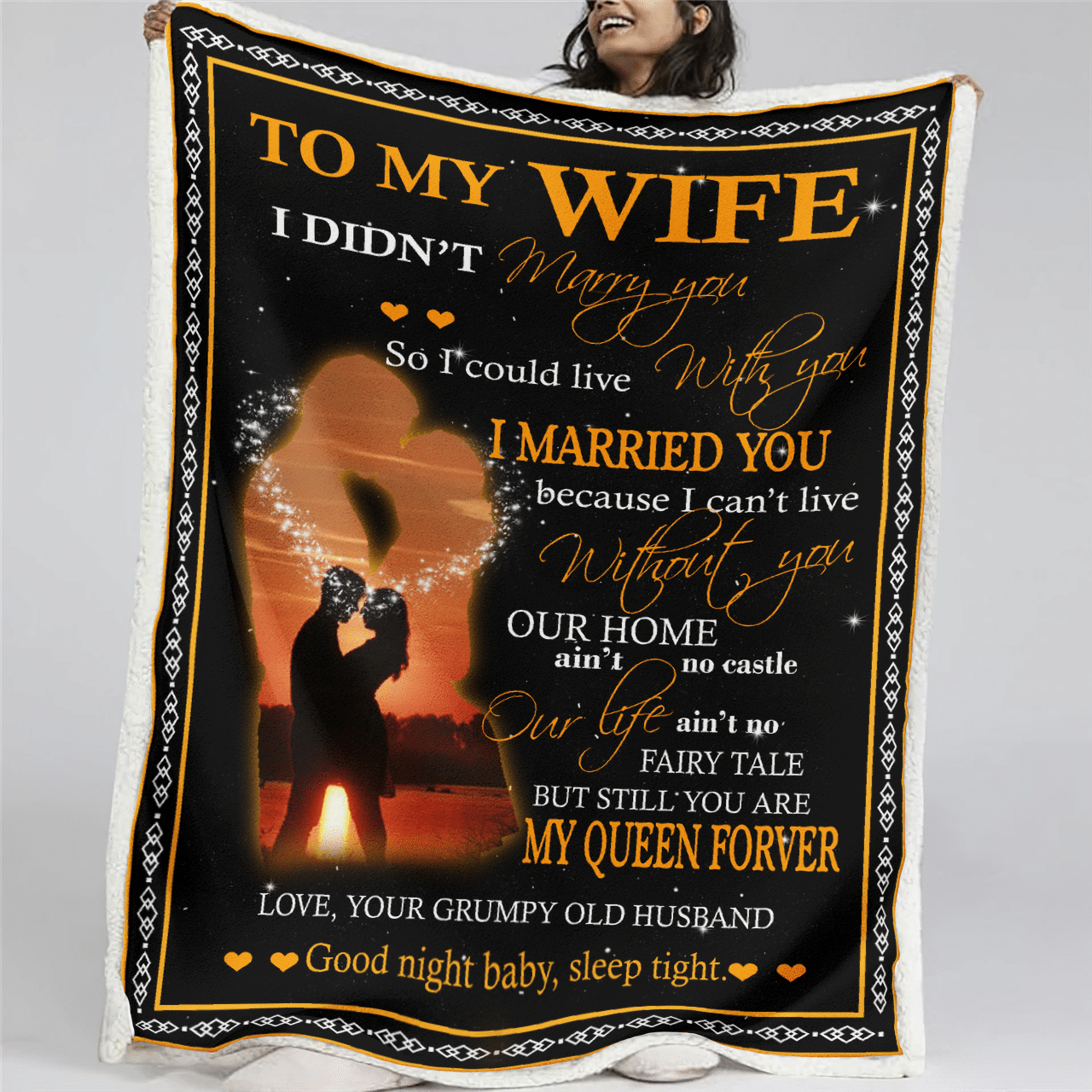 Blankets Quilts Puzzles For Couples Wife Husband Justbeperfect Shop