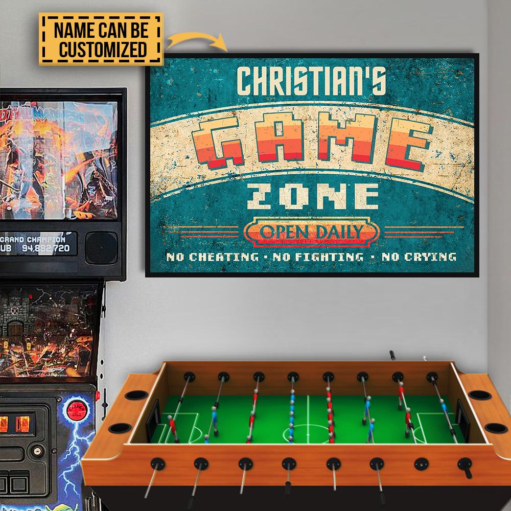 Personalized Game Zone Open Daily Customized Poster Poster Art Design