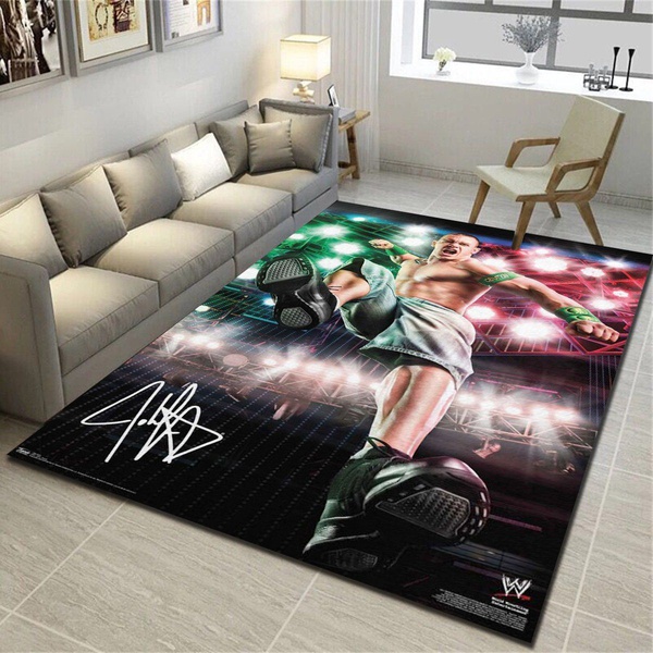 Wwe John Cena Boom Area Rug, Living Room Bedroom Carpet FreeClothing Trending