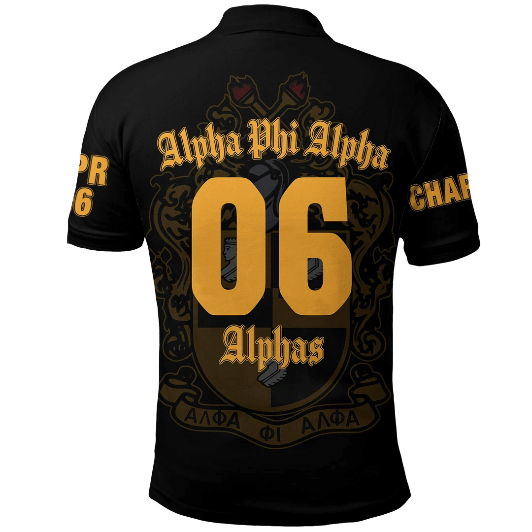 Fraternity Polo Personalized Alpha Phi Alpha Gamma Iota Chapter