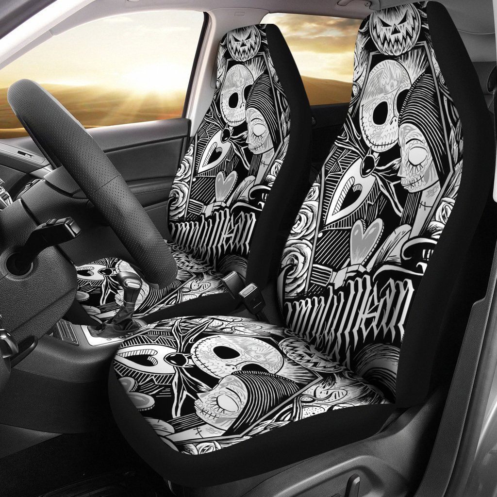 Jack Skellington Car Seat Cover Ver 37 (Set Of 2)
