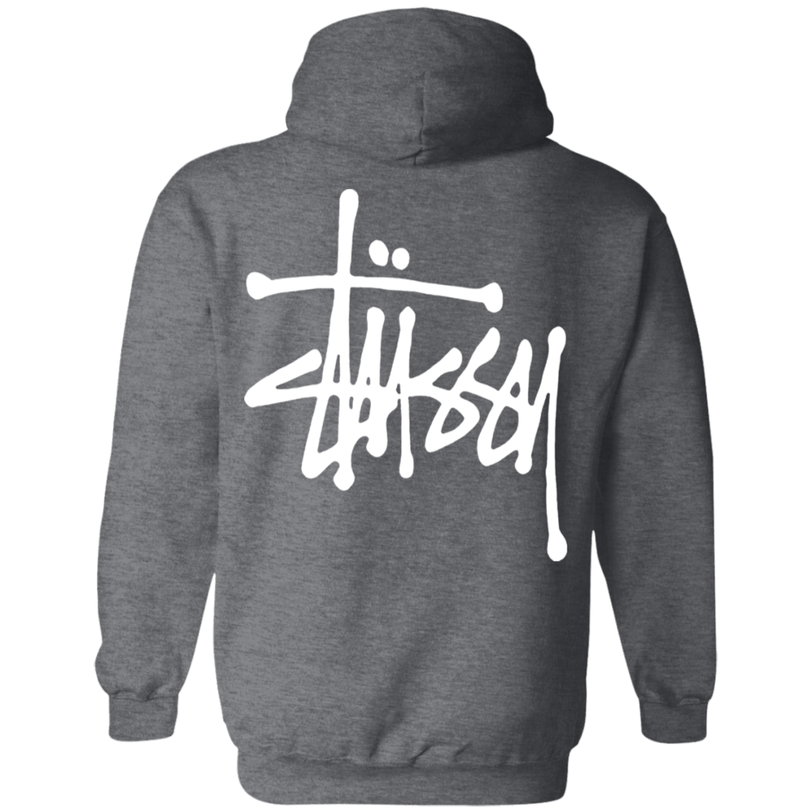 Stussy Hoodie Front & Back Zeleton Store