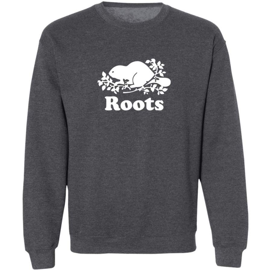 Roots sweatshirt Roots Canada Kanga Hoodie blue black gray Tmerch Store