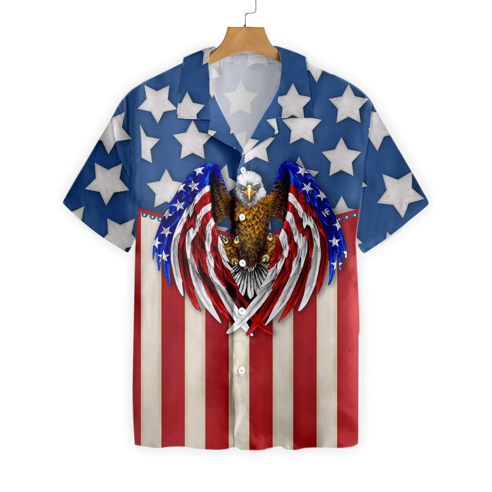 God Bless America 4Th Of July Hawaiian Shirt Fashion Store