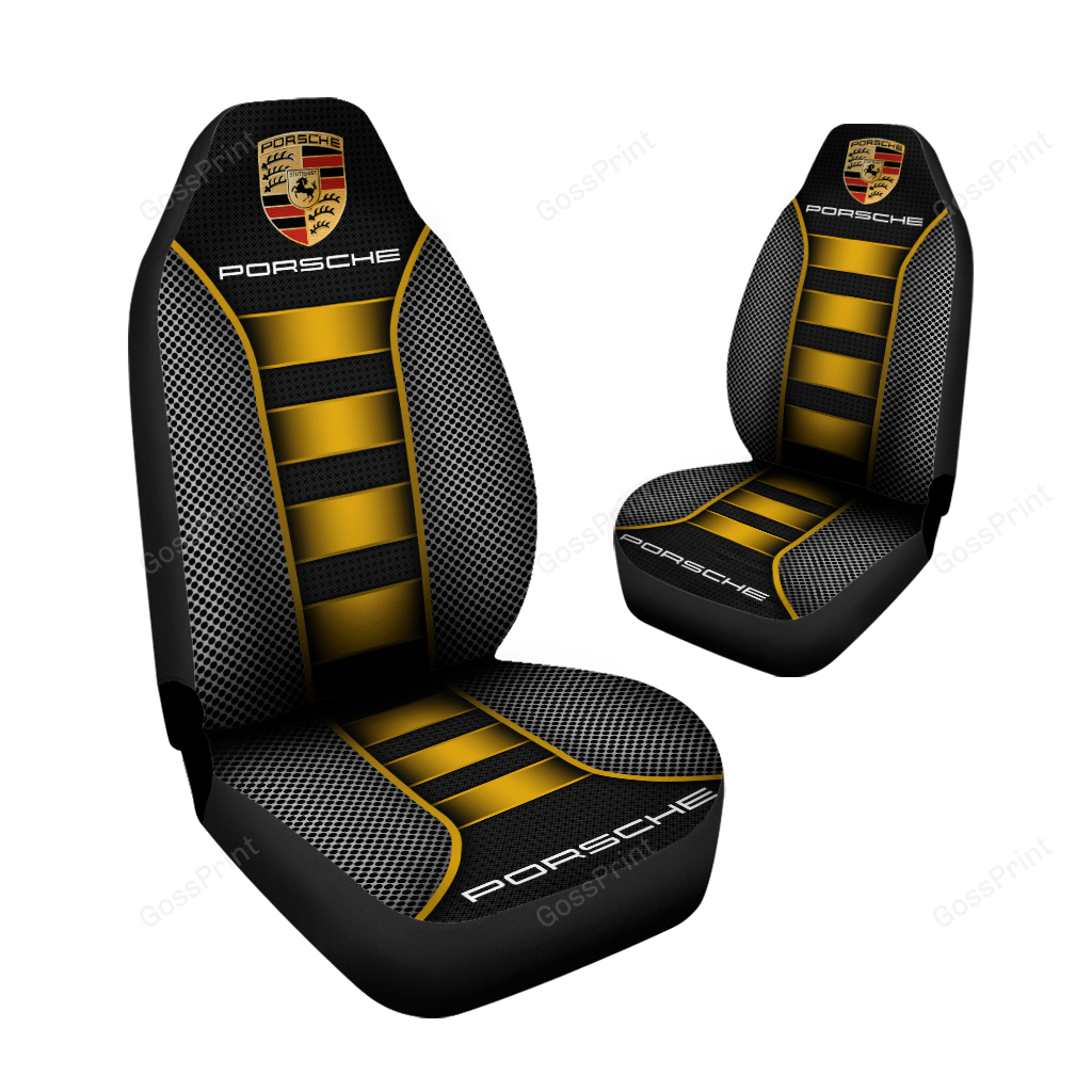 Porsche Car Seat Cover (Set Of 2) Jamestees Store