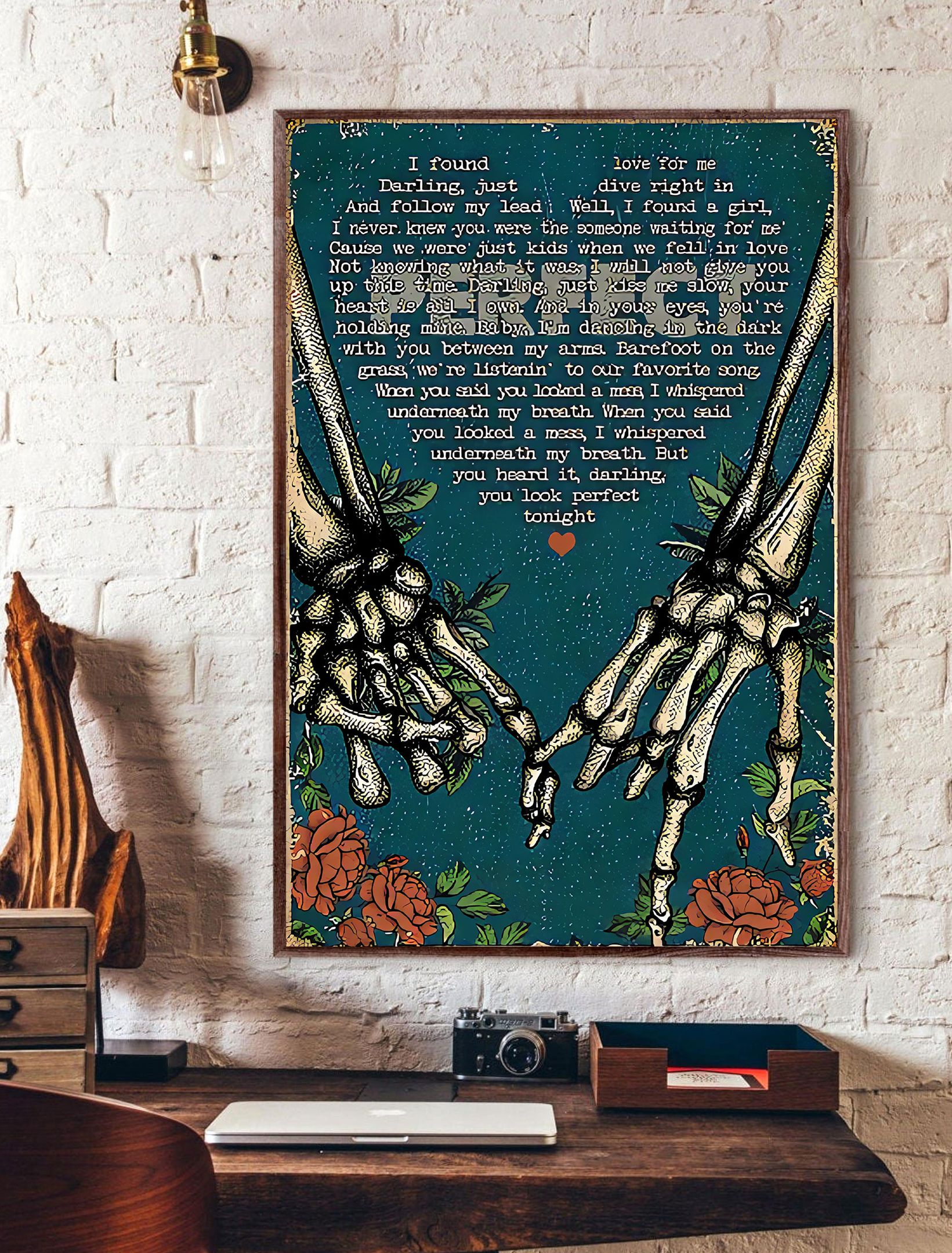 Perfect Skeleton Lover Vertical Poster Poster Art Design