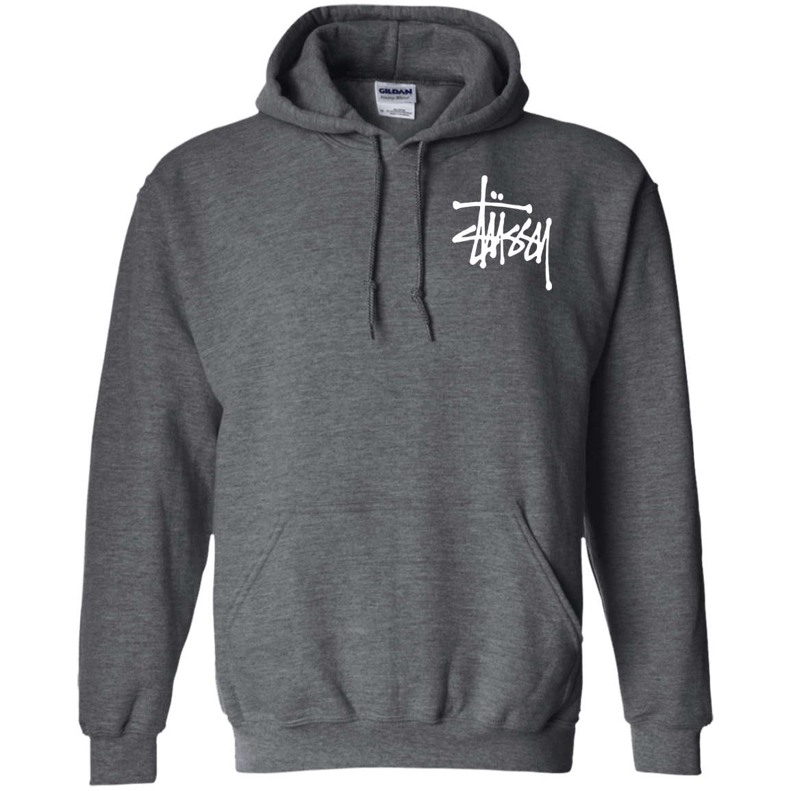 Stussy Hoodie Front & Back Zeleton Store