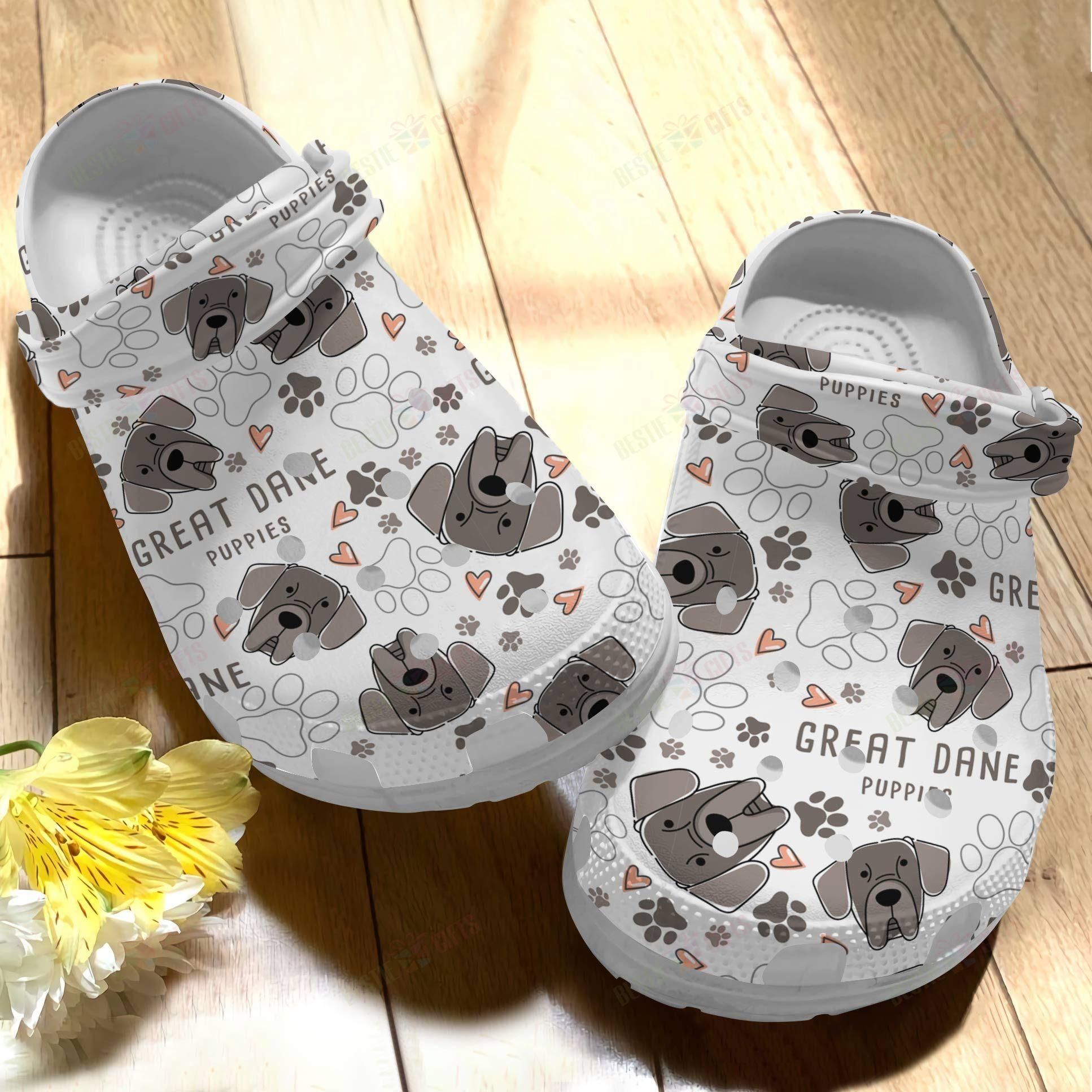 Dog Crocss Classic Clog Great Dane V1 Shoes Corethermax