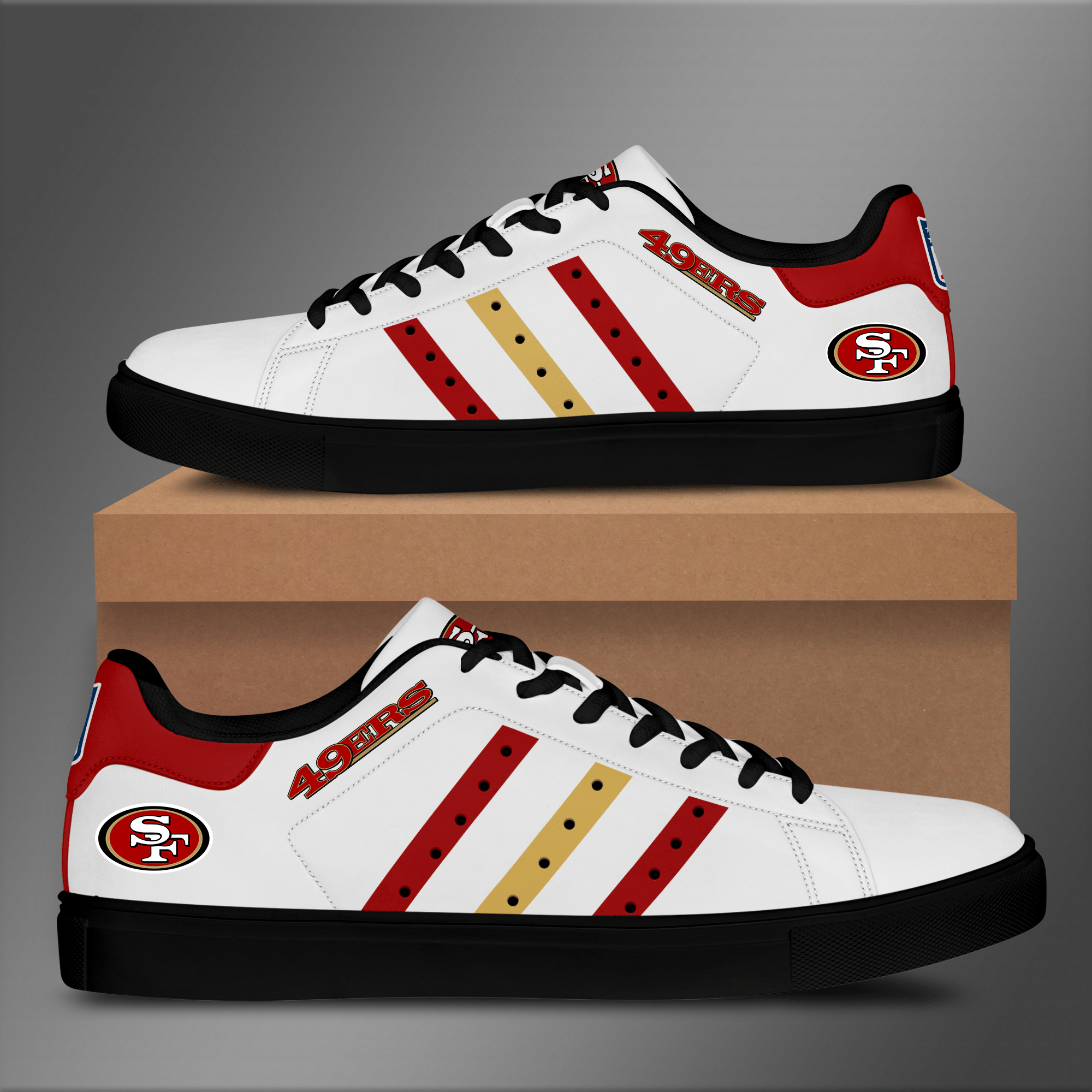 San Francisco 49Ers Low Top Shoes V3 Fashion Store