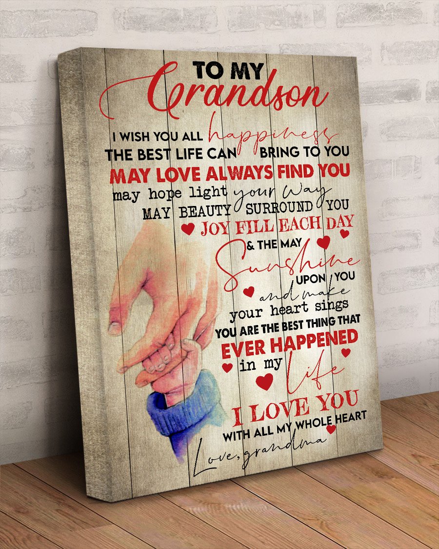 Lovelypod Grandma To Grandson Poster Holidays Grandson Gift, To My