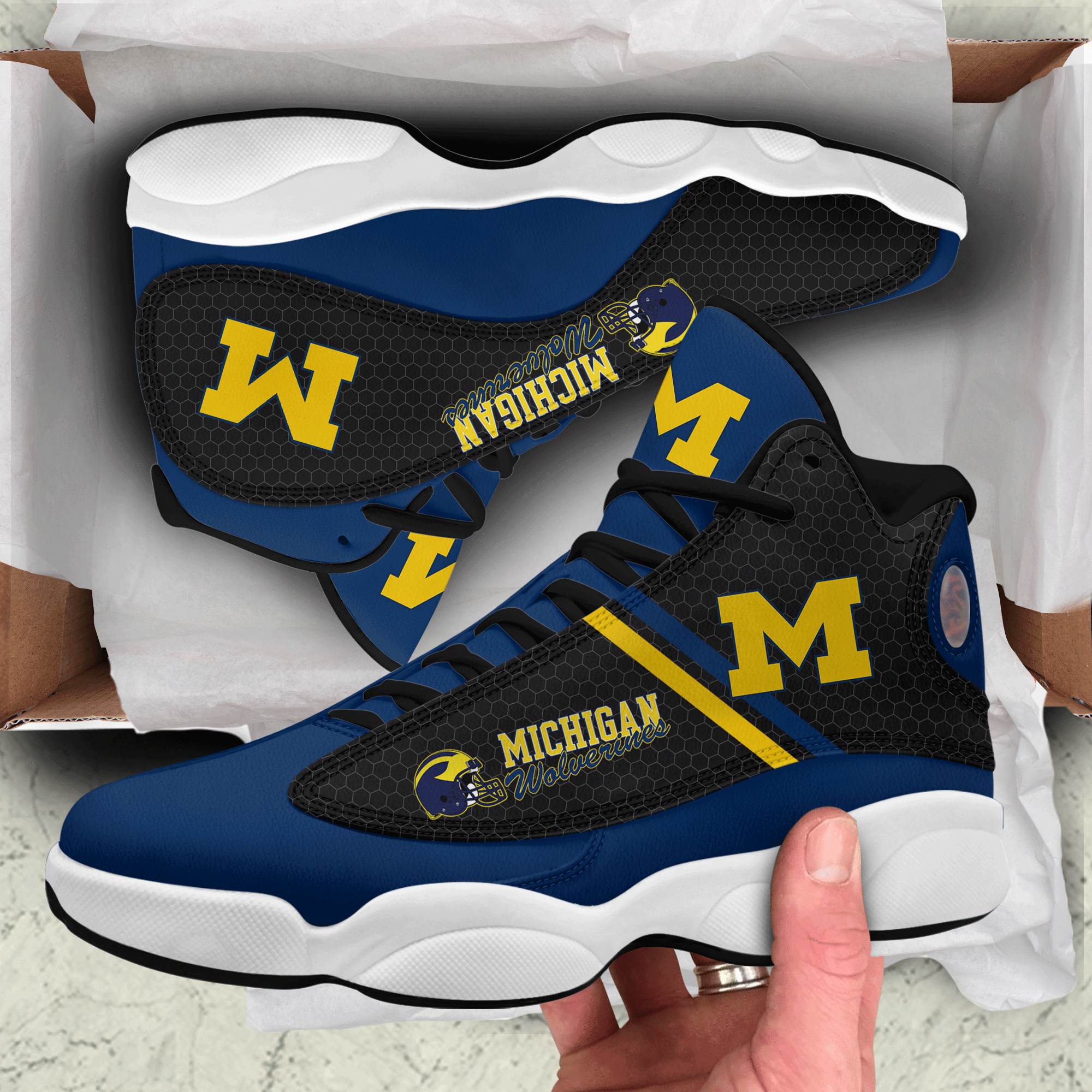 Michigan Wolverines Jd 13 Shoes Fashionspicex Shop
