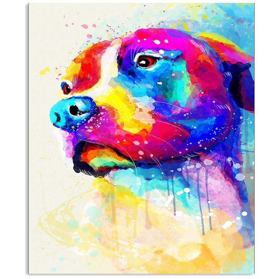 Colorful Dog Limited Edition Gifts For Dog Lovers Vertical Poster