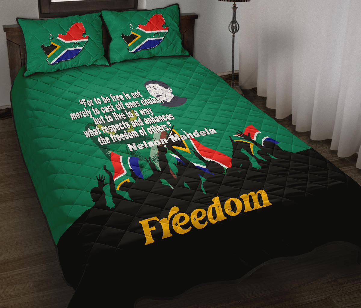 Freedom Day South Africa Quilt Bed Set A31 Wardrobe Collective