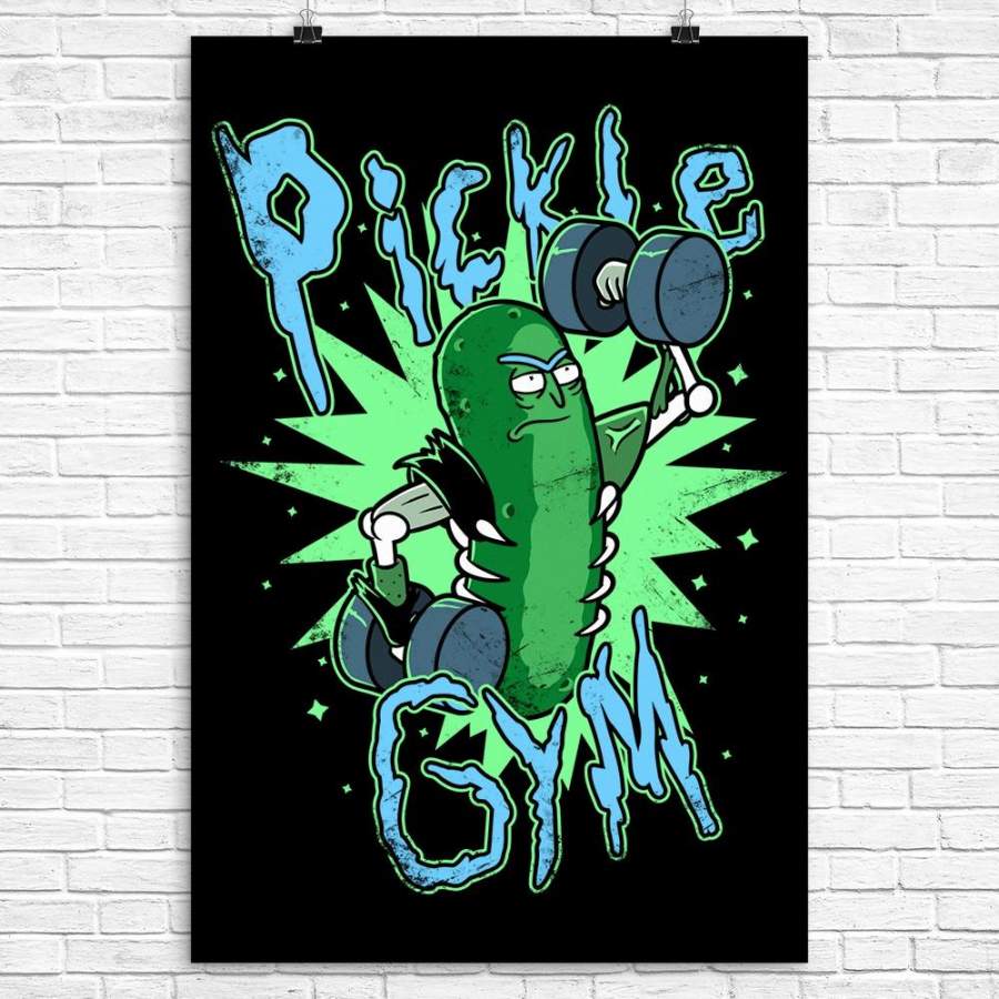 Pickle Gym Poster Poster Art Design