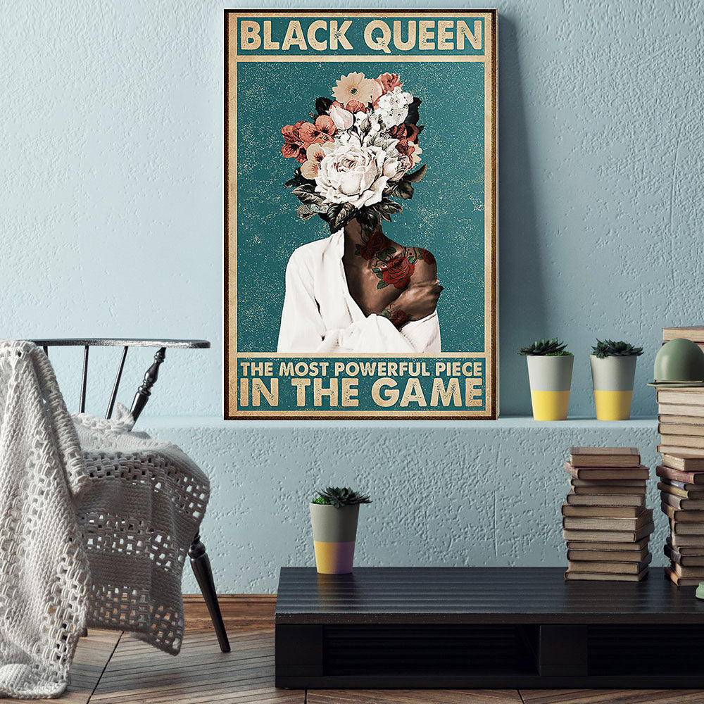 Black African American Canvas Art Abstract African American Black Art