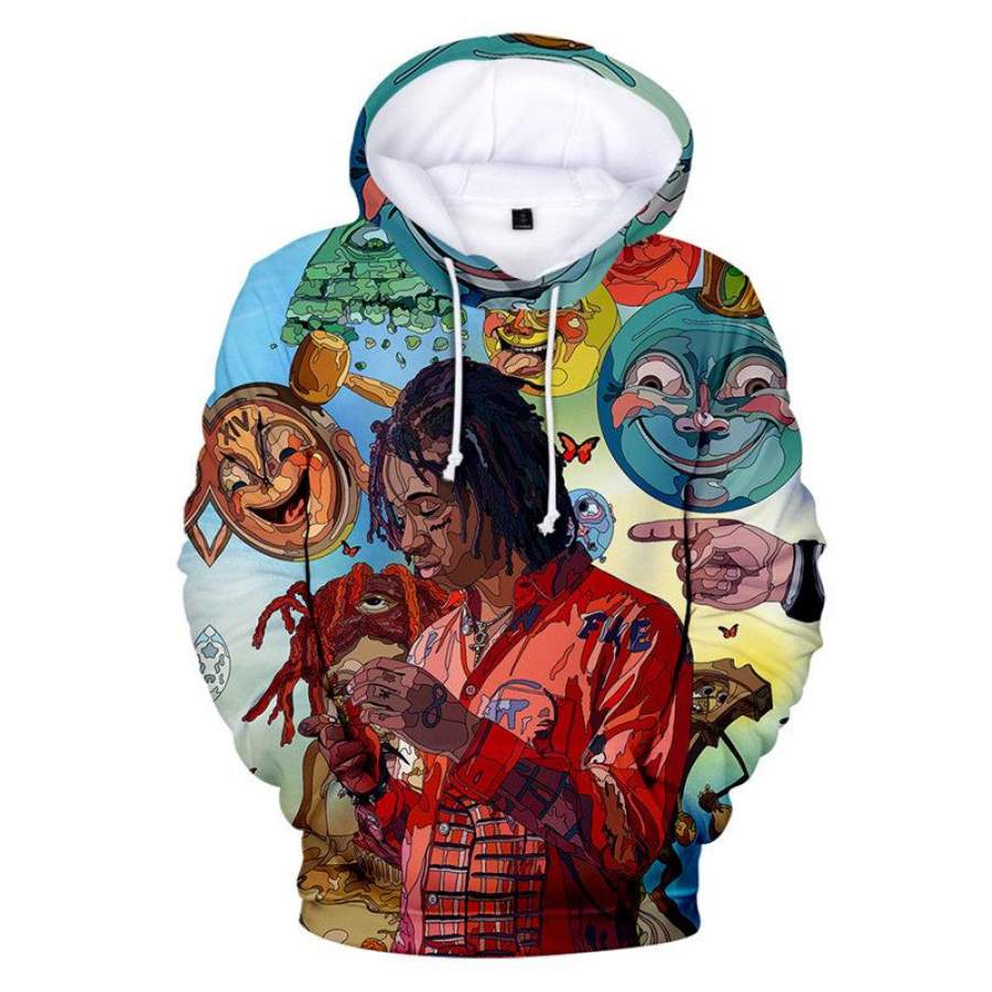 Fashion Singer Trippie Redd 3D Long Sleeve Hoodie Slamandgo