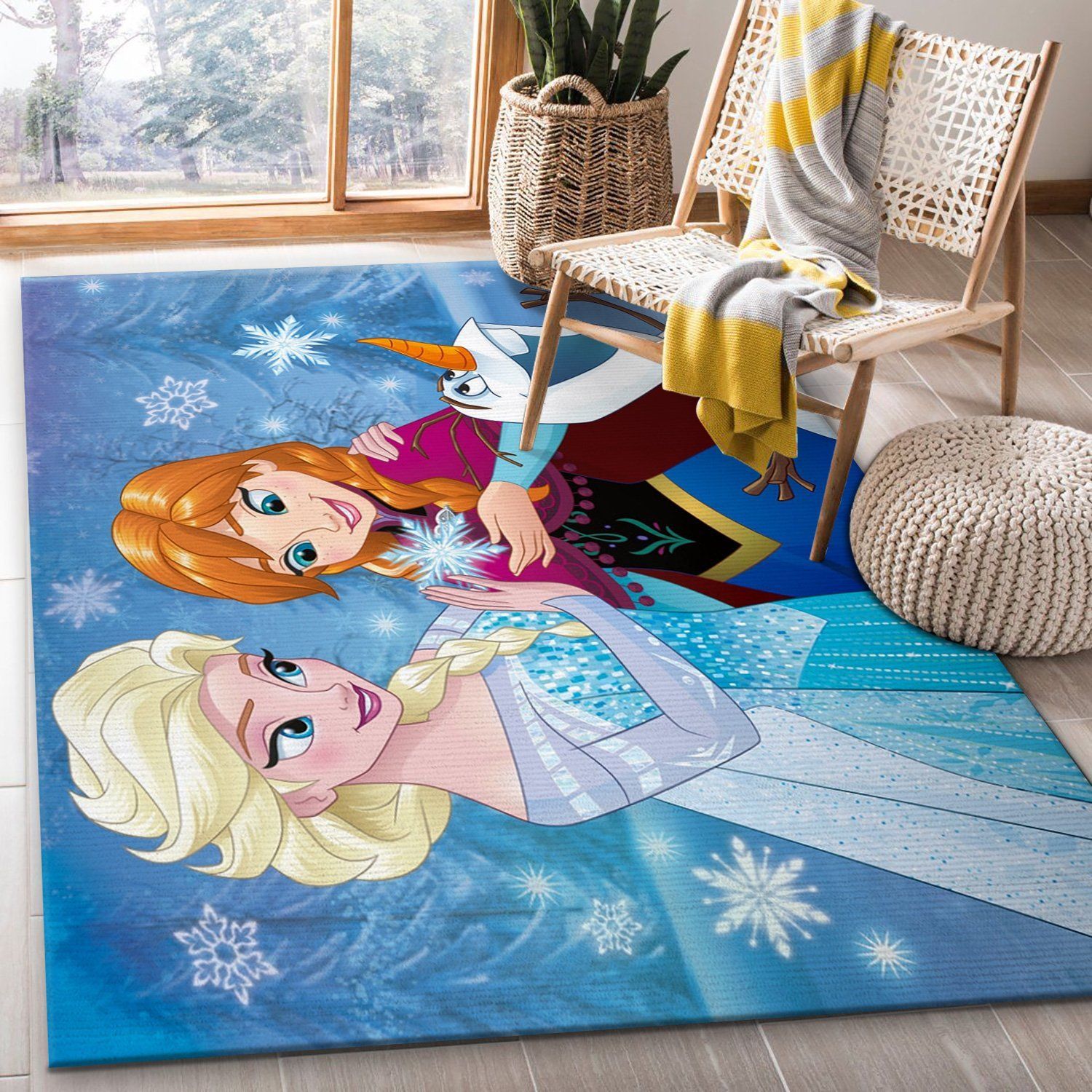 Frozen Area Rugs Living Room Carpet Christmas Gift Floor Decor The US