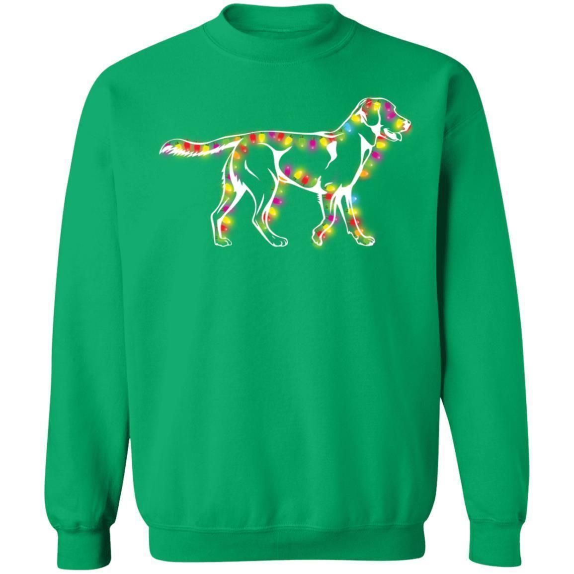 Labrador Retriever Christmas Lights Dog Sweatshirt Gift Idea Jamestees Store