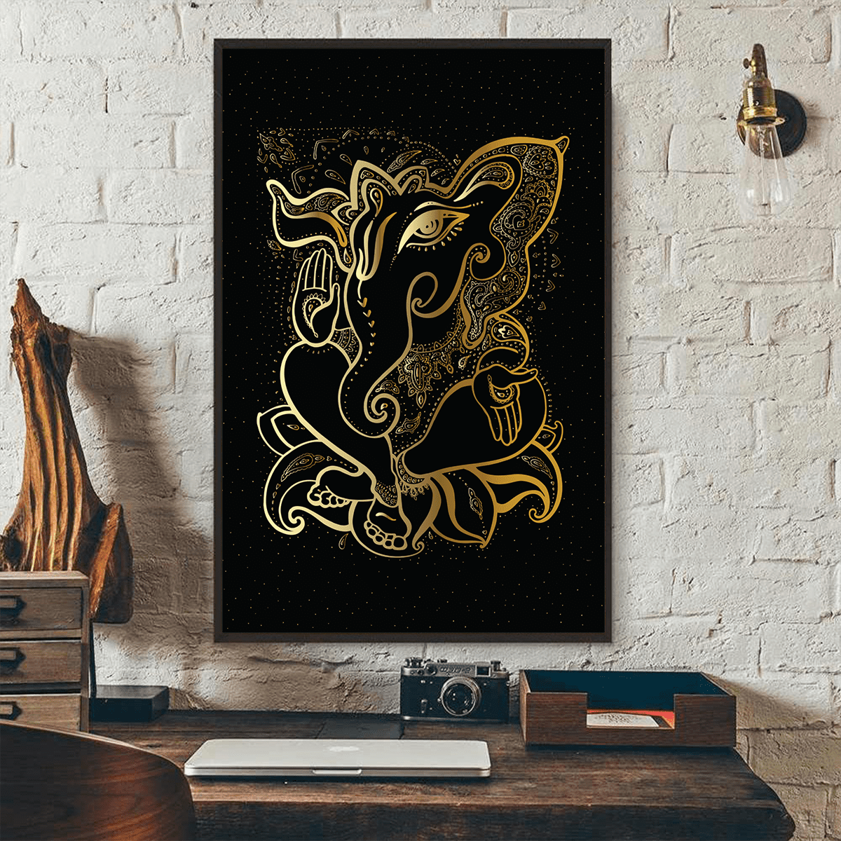 Hindu God Vertical 3D Poster Poster Art Design