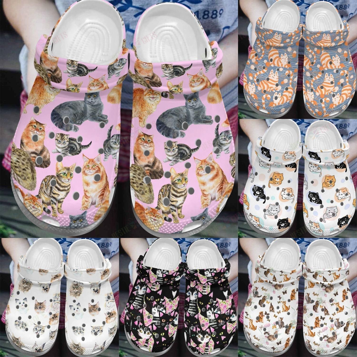 Cat Crocs Classic Clog Cat Collection Shoes Merchcustom Trending
