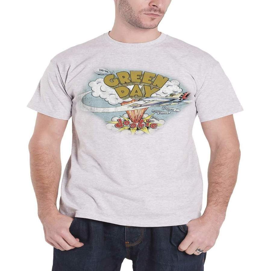 Green Day T Shirt Dookie Album Distressed Band TShirt