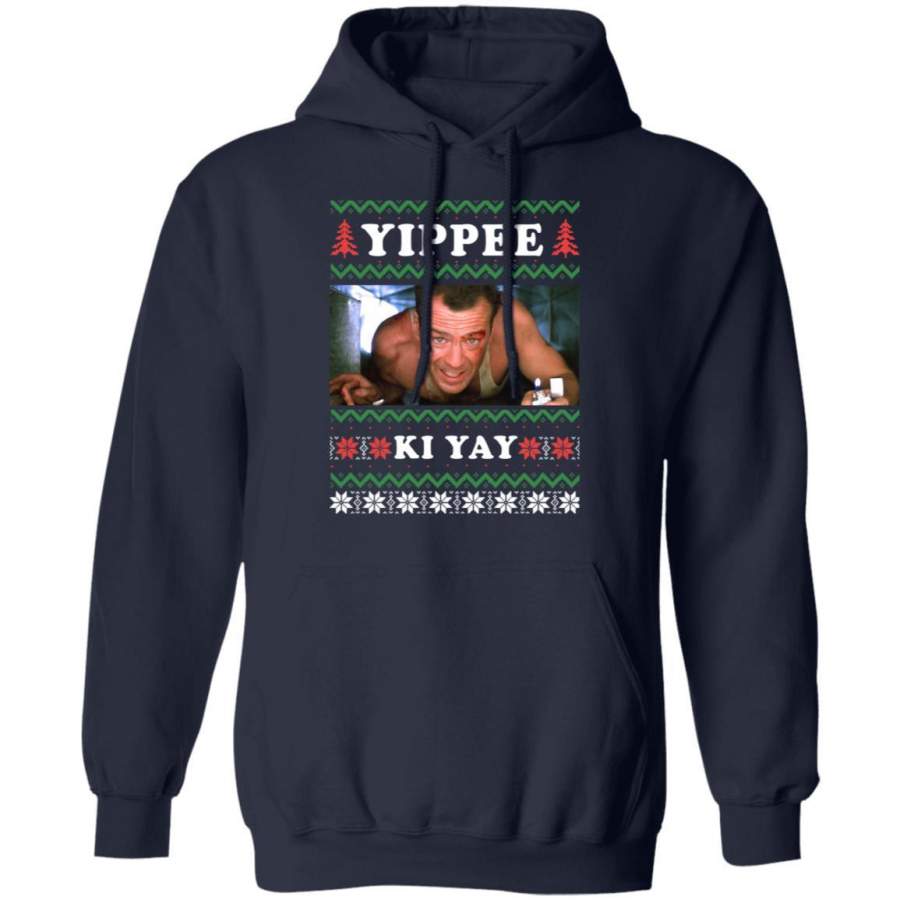 Die Hard Yippee Ki Yay Christmas Ugly Sweater VMTees