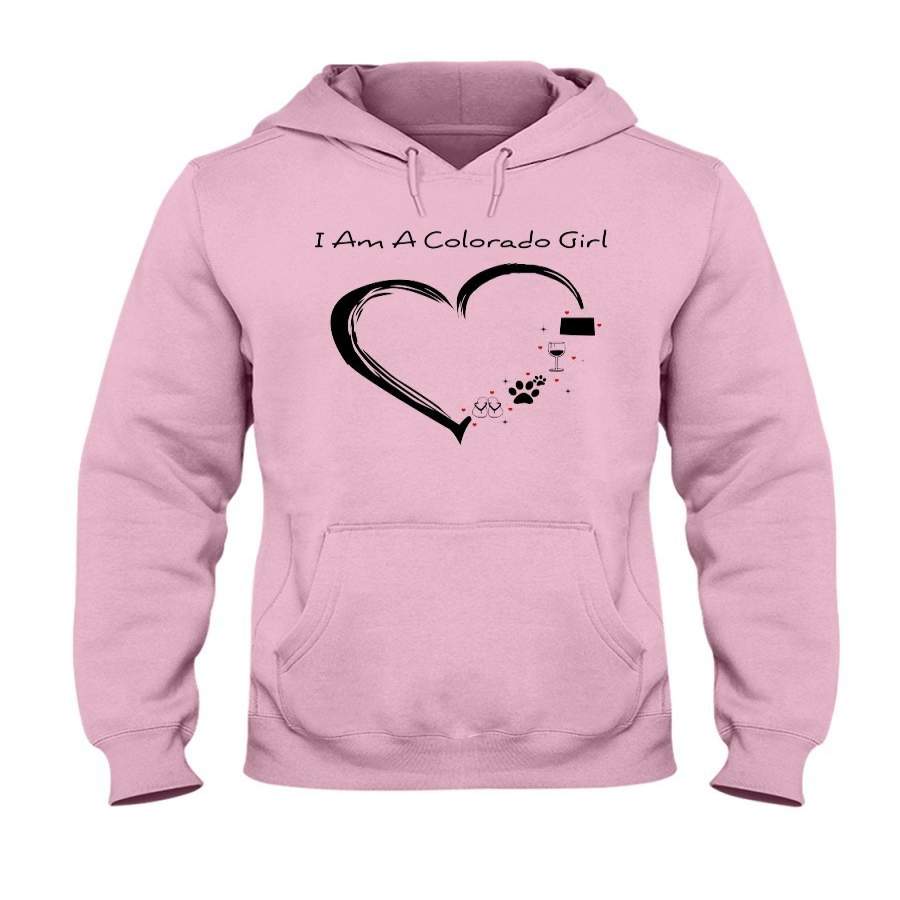 Colorado Girl Heart Hoodie