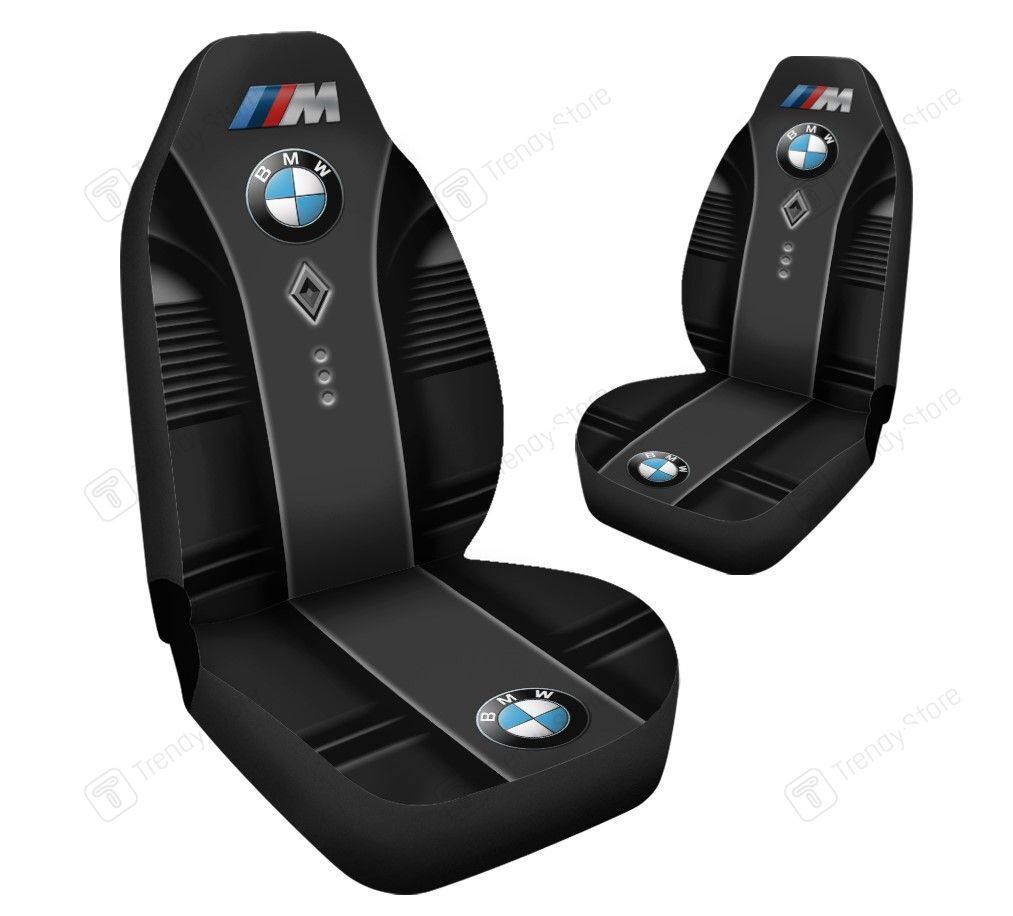 Bmw Car Seat Cover (Set Of 2) Ver 3 (Black) Merchcustom Trending