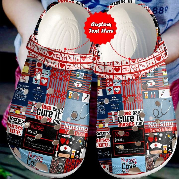 Nurse Pattern Crocs Clog Shoes Nurse Crocs Justbeperfect Fashion Shop
