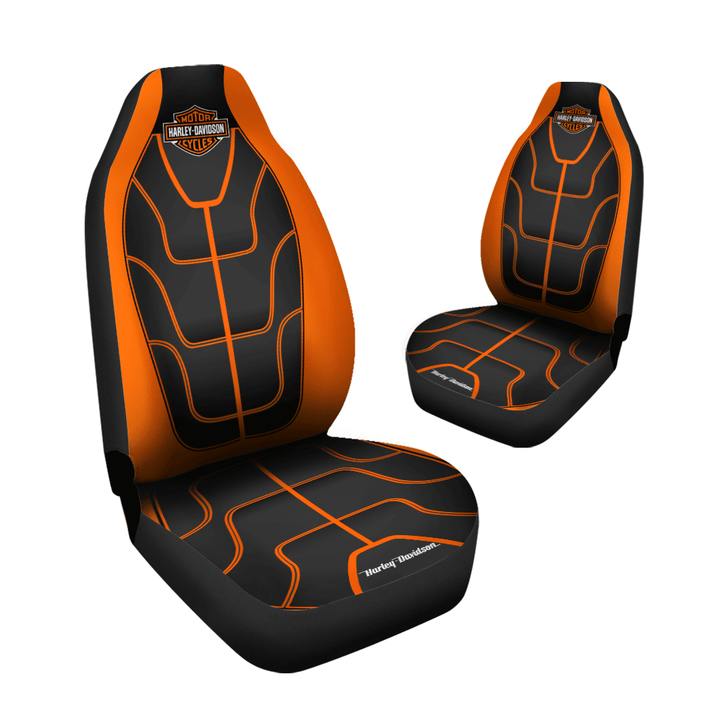 Harley Davidson Car Seat Cover ( Set Of 2 ) Fitjiva Art Store