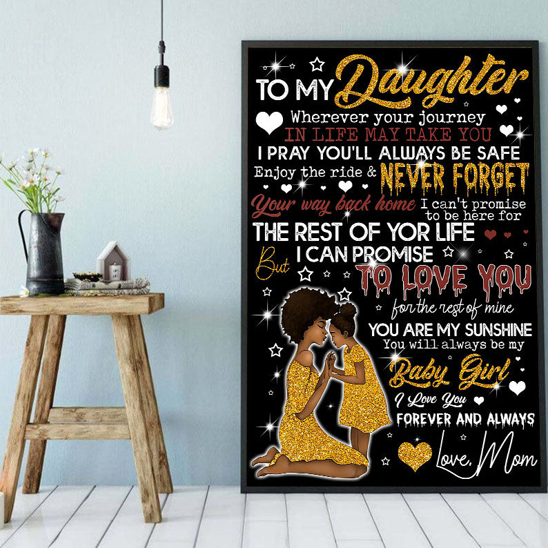 African American Canvas Prints Graphic Black Poster Art Print Praying