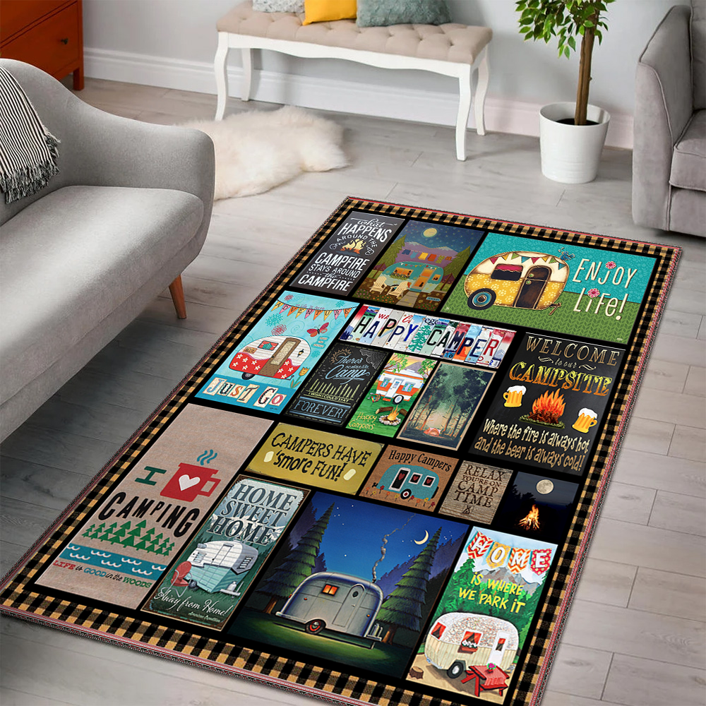 HAPPY CAMPERS AREA RUG ReadingLLC