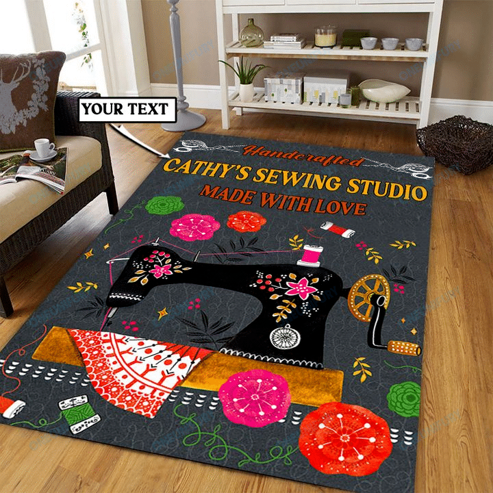 PERSONALIZED SEWING STUDIO AREA RUG SewingCode