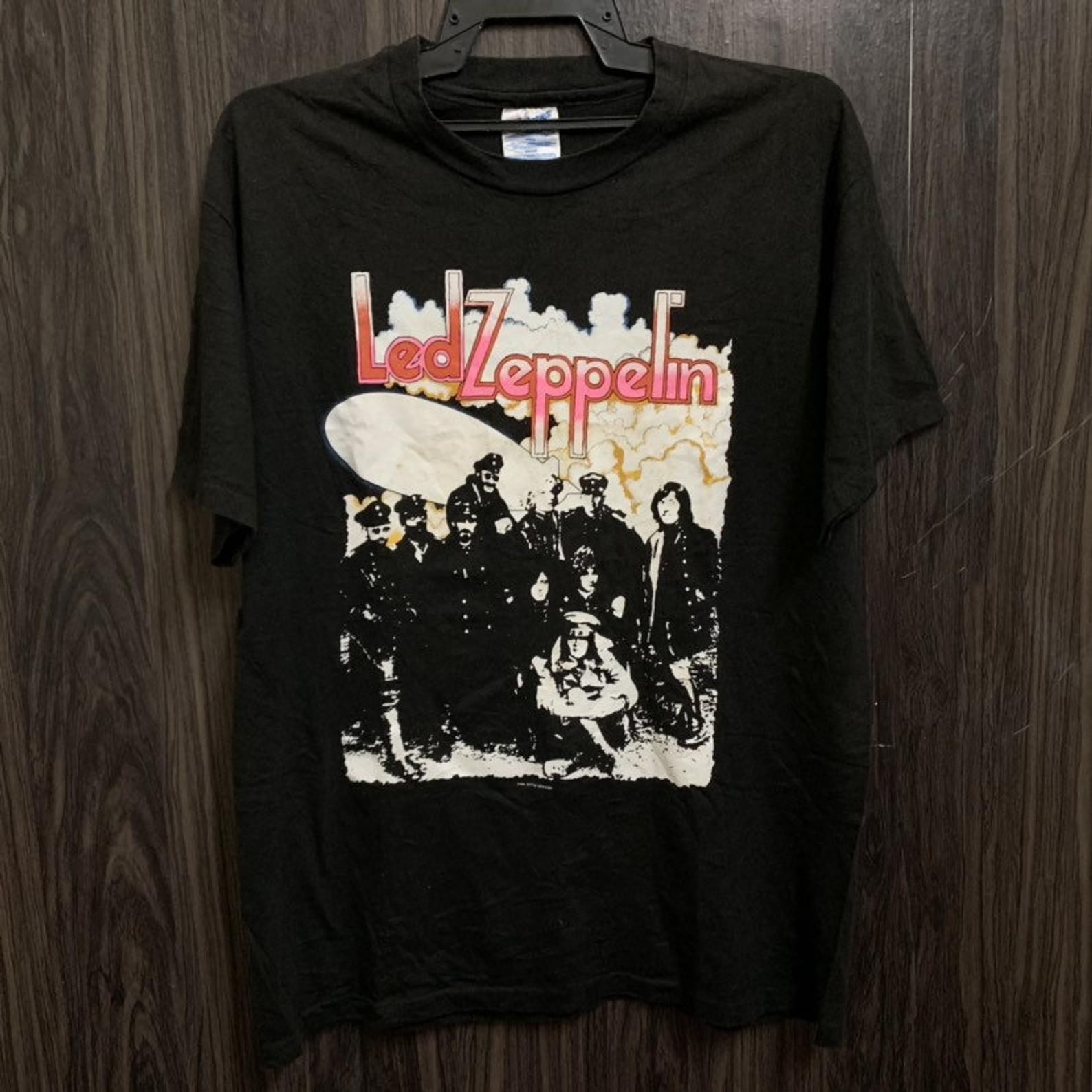 Vintage 80S Led Zeppelin Ii Cover Album Design By David Juniper 1985 T