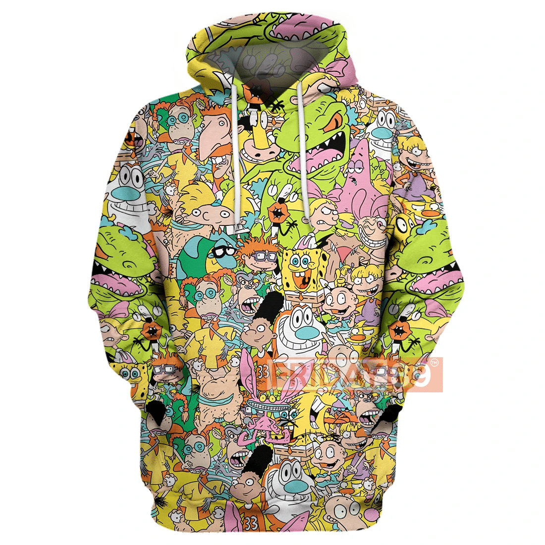 Nickelodeon Hoodie Nick 90S Throwback Character Nickelodeon TShirt