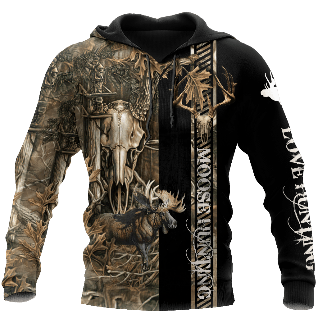 All Over Printed Beautiful Moose Hunting Mei09092002Mei Jamestees Store
