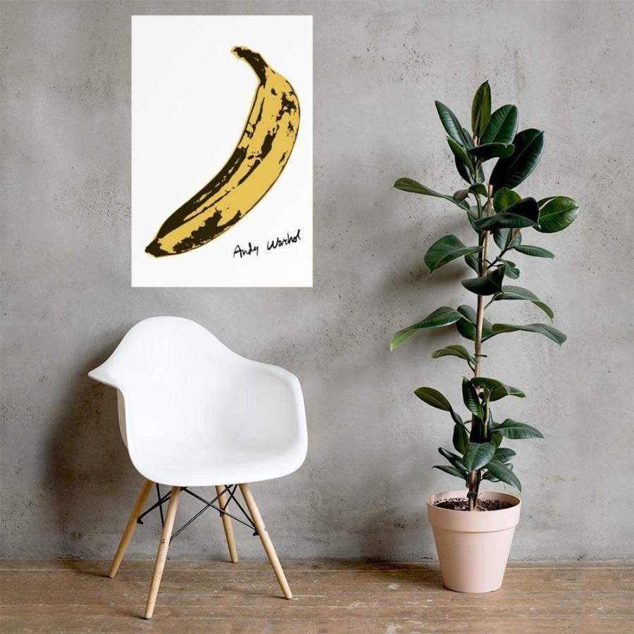 Andy Warhol’s Banana, 1967 Pop Art Poster Poster Art Design