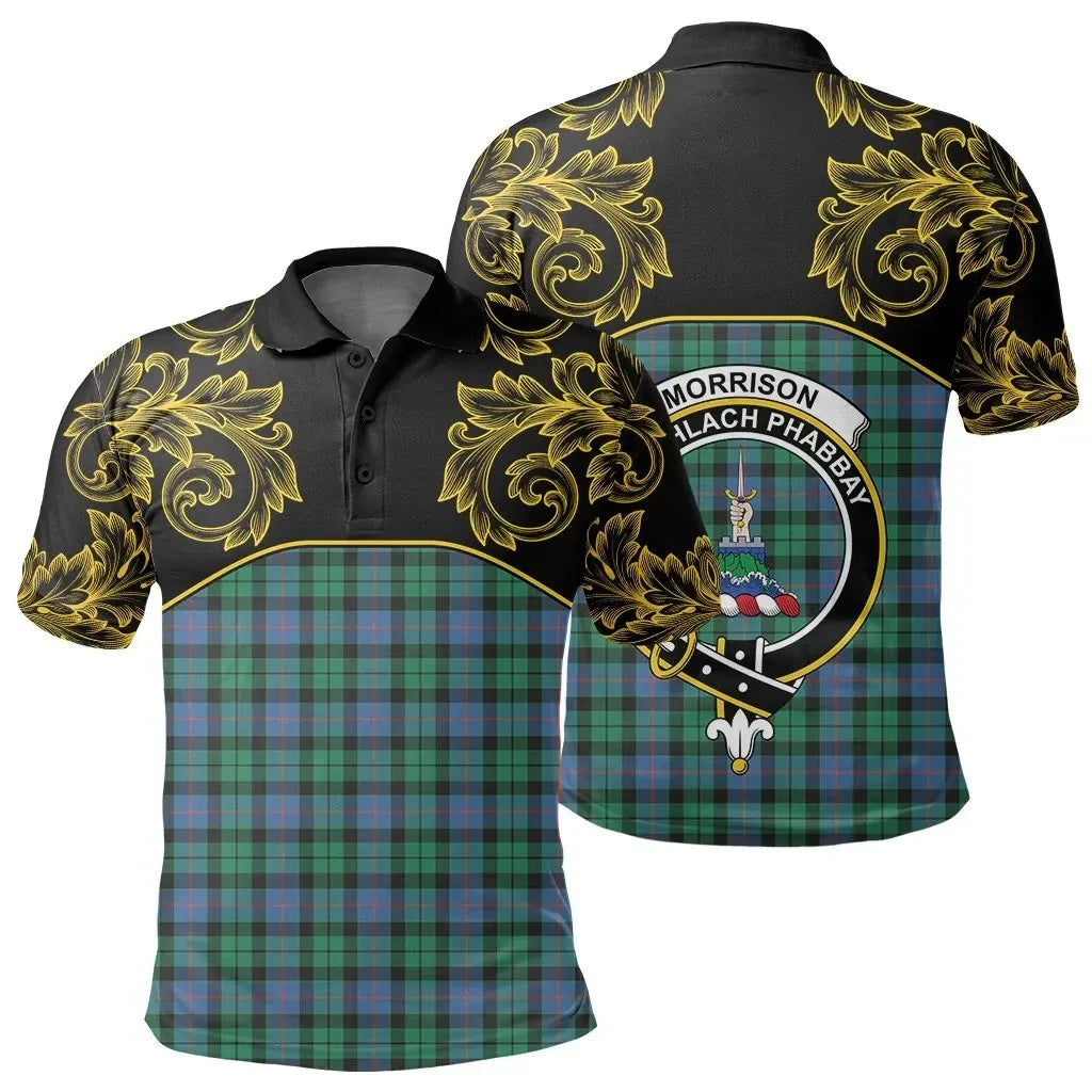 Morrison Ancient Clan Polo Shirt, Scottish Tartan Morrison Ancient