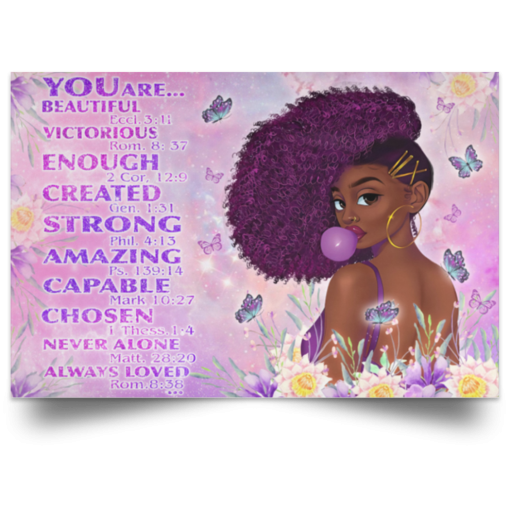 You Are Black Girl Magic Wall Art Poster MD Home Decor Styles