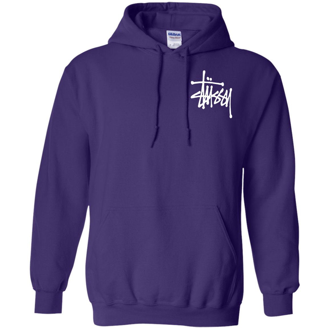 Stussy Hoodie Front & Back Zeleton Store