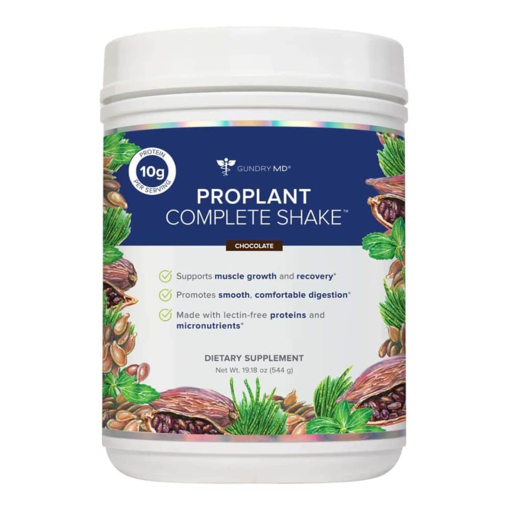 Gundry MD Pro Plant Complete Shake Mezcla de proteína vegetal rica en