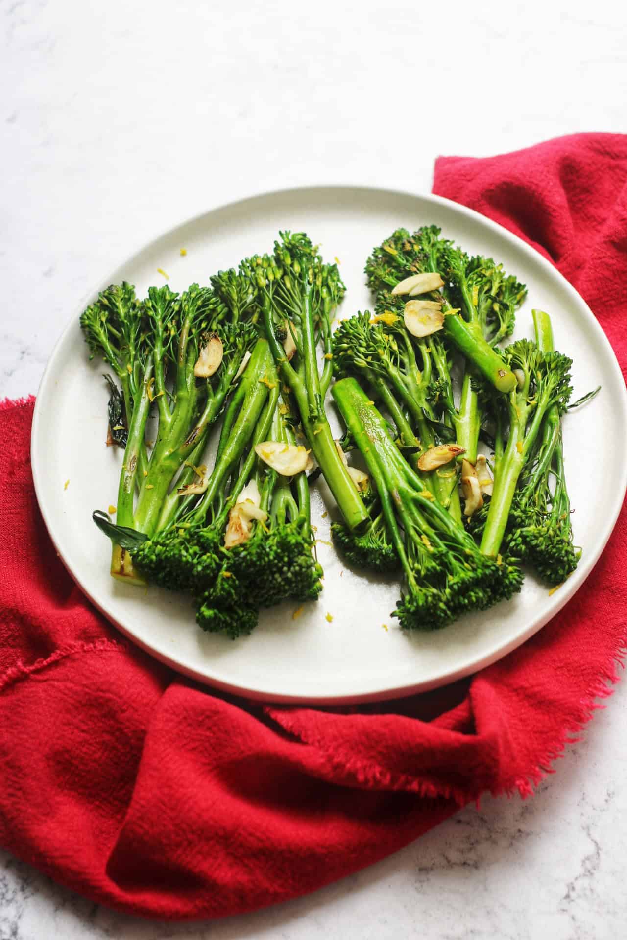 Sautéed Tenderstem Broccoli with Lemon and Garlic Supper in the Suburbs